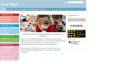 Desktop Screenshot of lehrer-info.net